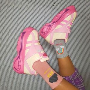 Pink Platform Sneakers